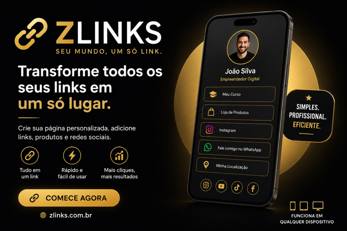 Site para colocar vários links no Instagram