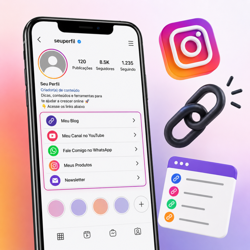 Como Colocar Mais de Um Link na Bio do Instagram?