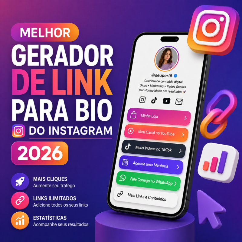 Melhor Gerador de Link para Bio do Instagram 2026